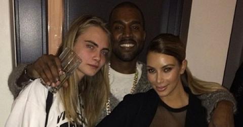 Cara Delevigne Kanye Concert