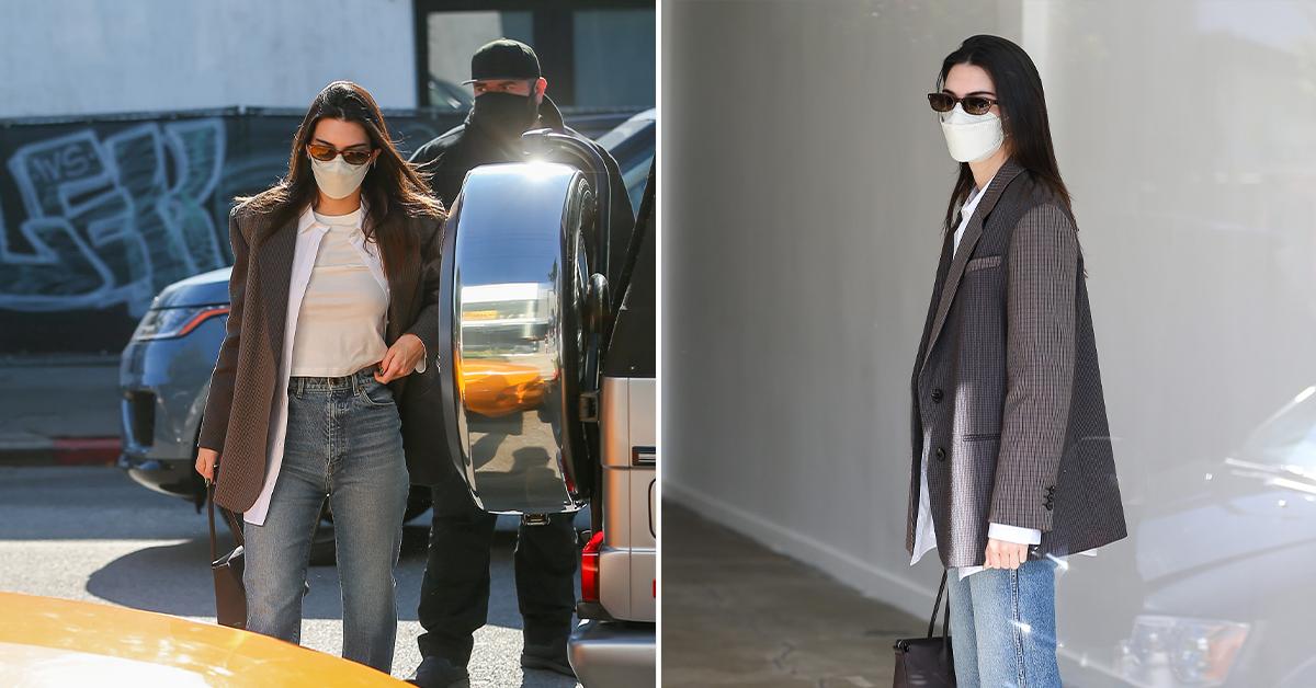 kendall jenner is seen out shopping on melrose place pp