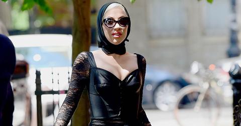 Lady gaga all black everything recording studio look main