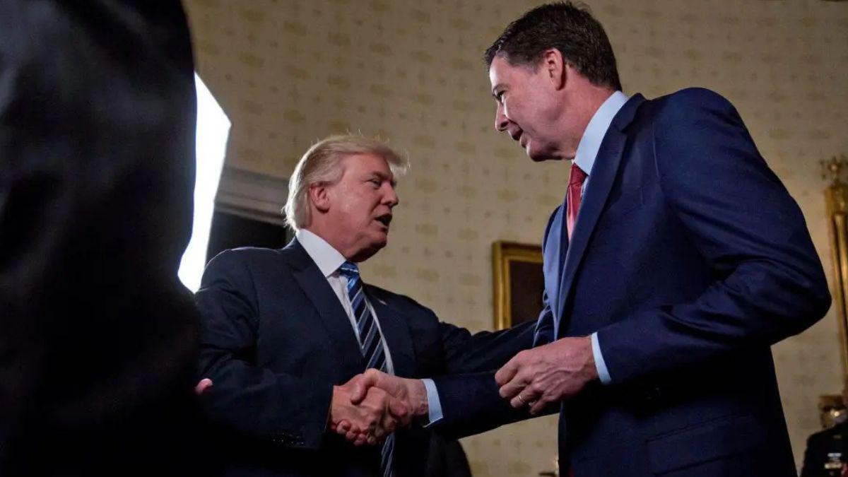 image of James Comey and trump