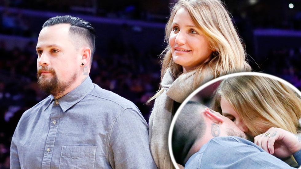 Cameron diaz benji madden la lakers kiss cam​ 5