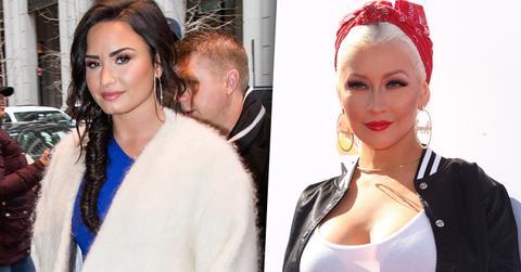 Demi lovato christina aguilera