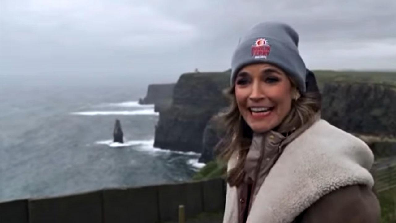 Photo of Savannah Guthrie traveled to Ireland during a recent segment for the 'Today' show.