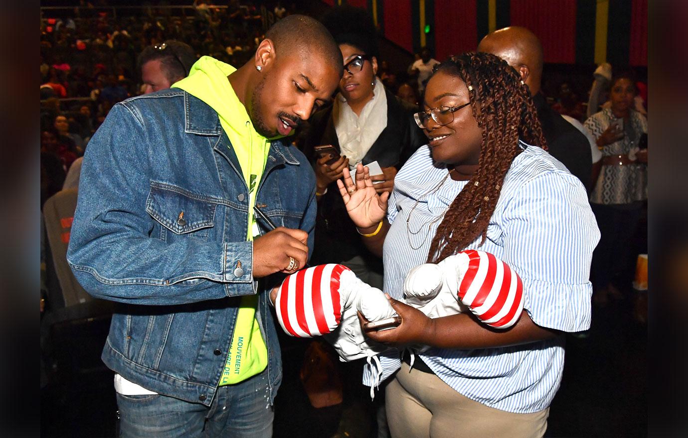 CREED II Stars Michael B. Jordan, Florian Munteanu, And Director Steven Caple Jr. Surprise Fans At Atlanta Screening