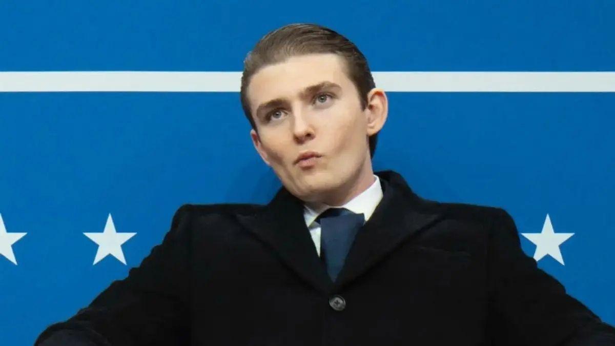 Image of Barron Trump's reported connection to Andrew Tate is referenced in a new congressional letter.