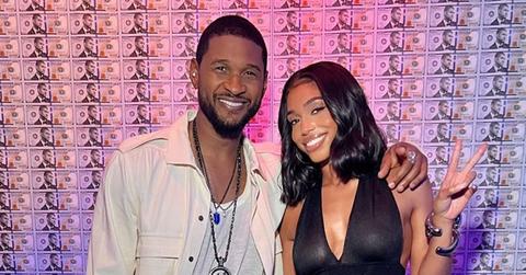 lori harvey usher concert black outfit style shop feature