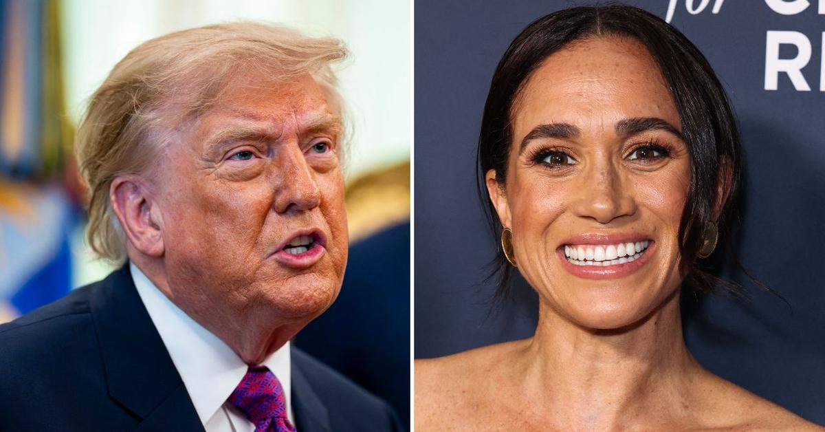 Donald Trump Revives Meghan Markle Feud as Royal Expert Says 'It Makes Complete Sense That He Would Insert Himself' Amid Sussex's Return to the U.K.