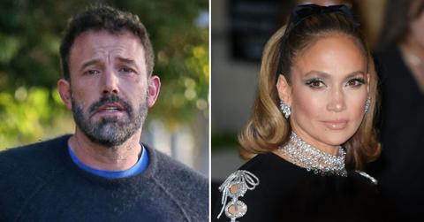 Composite photo of Ben Affleck and Jennifer Lopez.