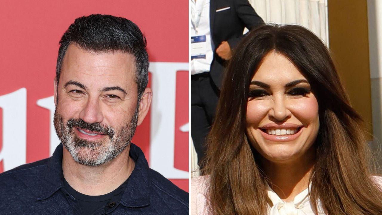 Photo of Jimmy Kimmel and Kimberly Guilfoyle.