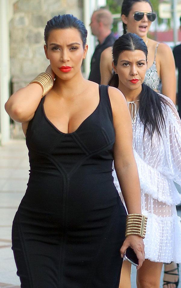 The Kardashian Sisters & North West Take On St. Barts For Family Vaca
