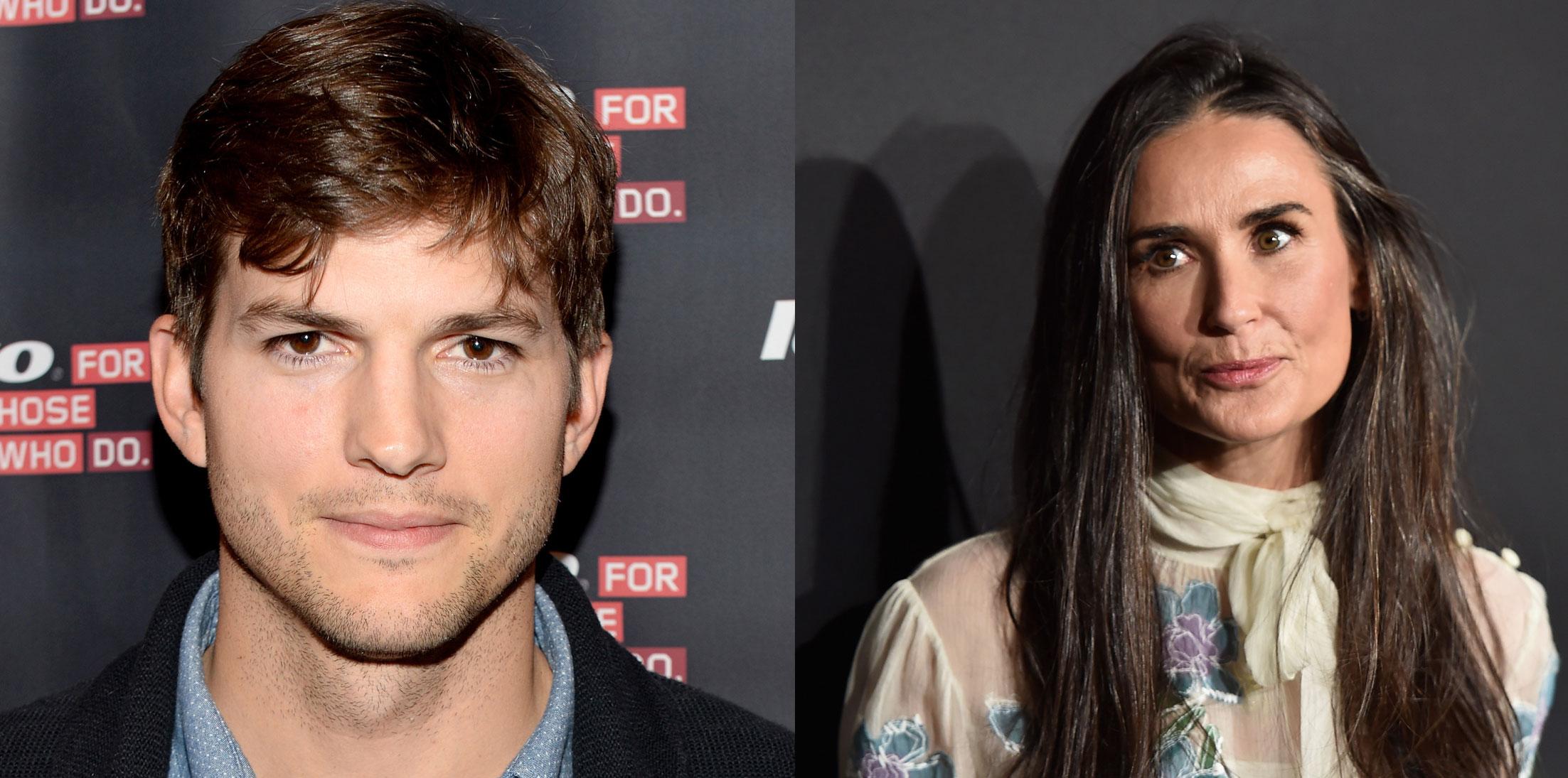 Ashton Kutcher Banned From Seeing Stepchildren With Demi Moore