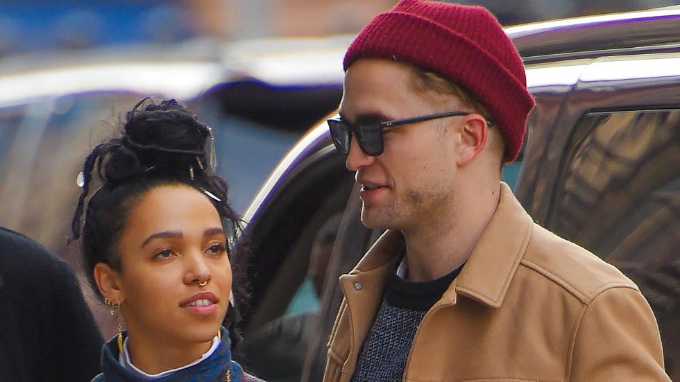 *EXCLUSIVE* Robert Pattinson shows his chivalry to FKA Twigs in the Big Apple