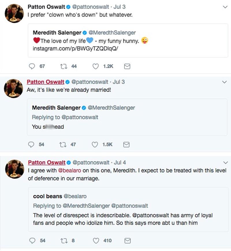 Patton oswalt engaged 1