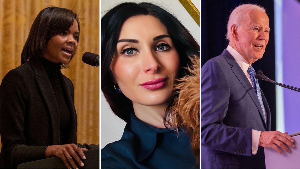 Image of 'I believe this is why Candace Owens is cozying up to the Biden family,' Laura Loomer declared.