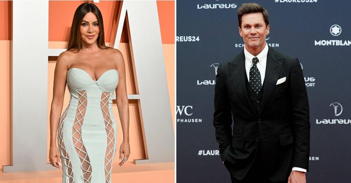 image of Tom Brady and Sofia Vergara were spotted in Ibiza alongside other A-listers.