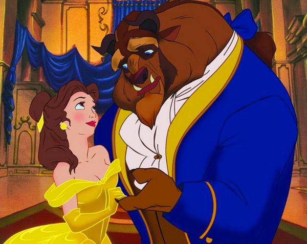 Beauty and the beast disney couples