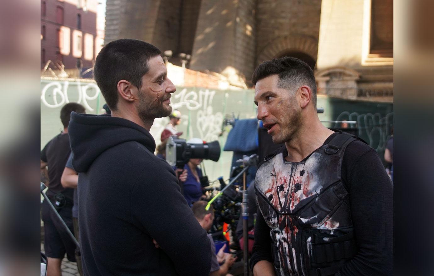 Jon bernthal the punisher set photos 5