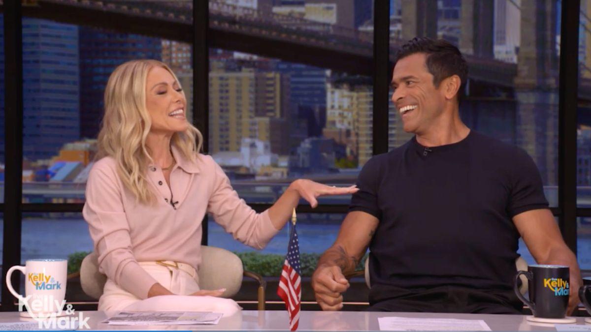 image of Kelly Ripa joked her friends made a 'strong argument for divorce' with their post-split transformations.