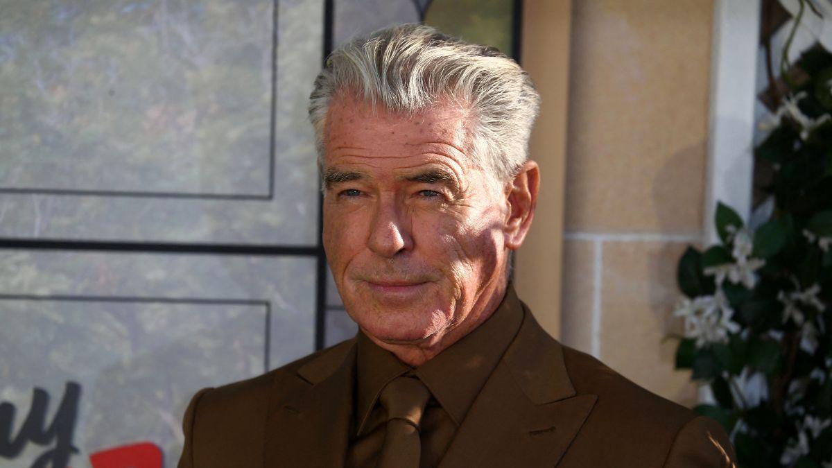 Image of Pierce Brosnan joked about returning as an older James Bond.