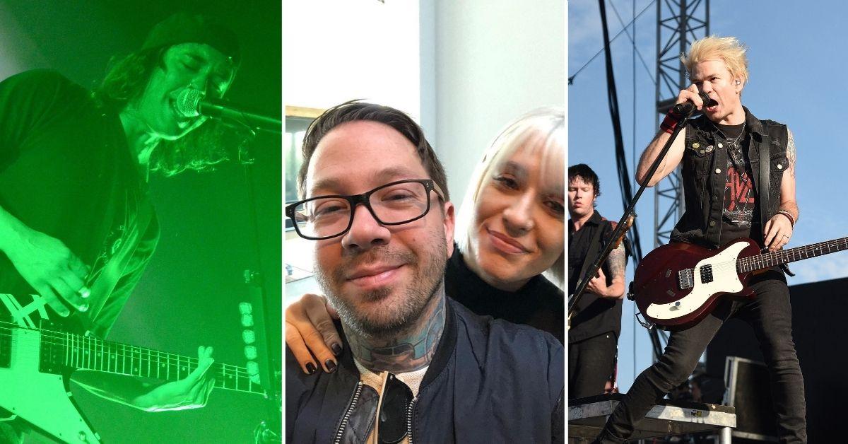 Composite photos of Vic Fuentes, Dave Shapiro and Deryck Whibley