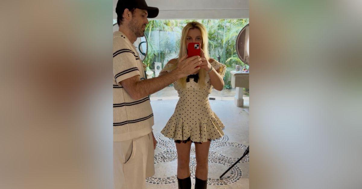 Image of Britney Spears hung out with longtime friend Cade Hudson.