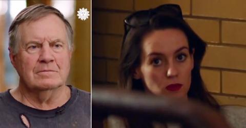 bill belichick girlfriend jordon hudson stormed set disrupting cbs interview