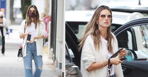 alessandra ambrosio out and about in la