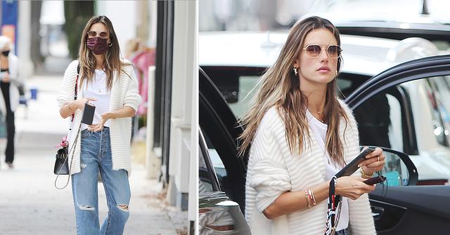 alessandra ambrosio out and about in la