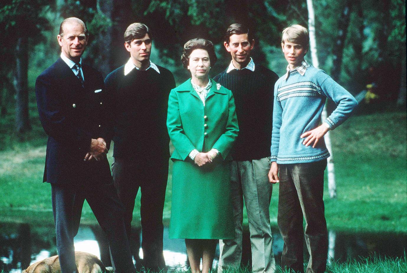 prince philip queen elizabeth prince charles prince andrew prince edward