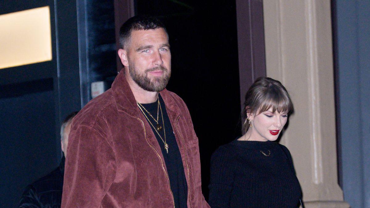 Image of The pop star and the Kansas City Chiefs tight end started dating over the summer of 2023.
