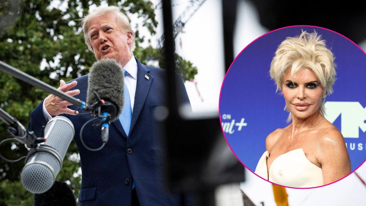 Image of Donald Trump and Lisa Rinna