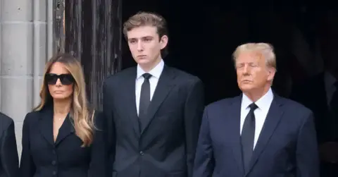 donald trump takes political advice year old son barron