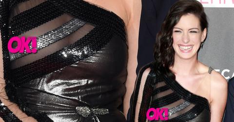 Anne hathaway wardrobe malfunction the intern premiere