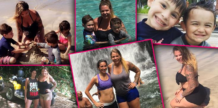 kailyn lowry instagram family vacation divorce