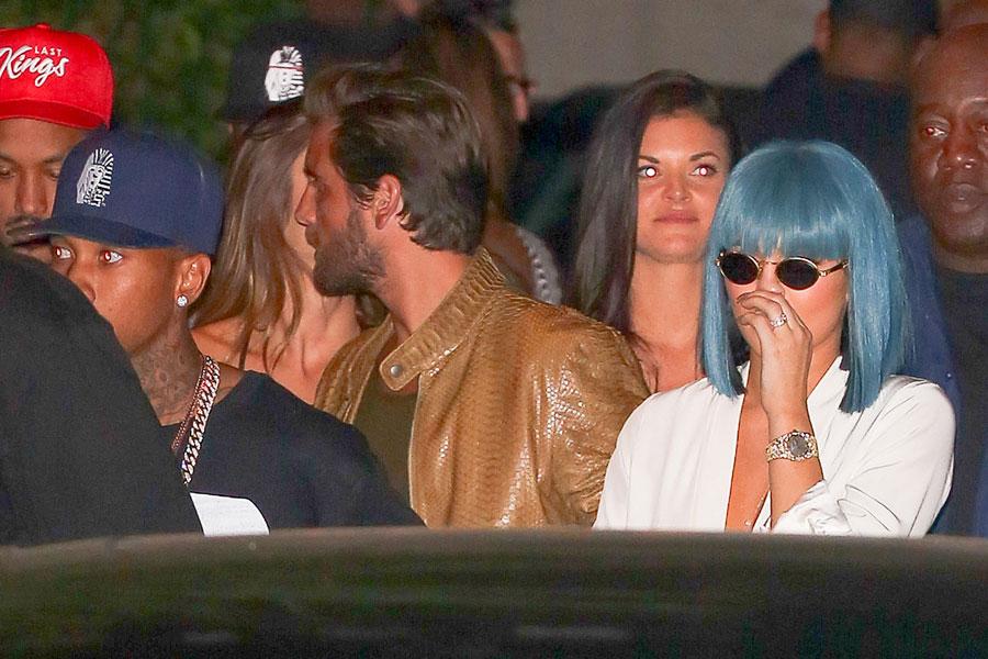 Scott disick parties kylie jenner tyga