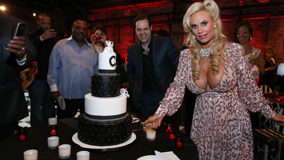 Coco austin baby shower cleavage