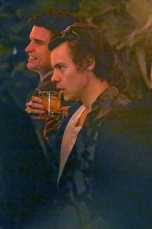 Harry Styles toasts to his 23rd Birthday at Cafe Habana