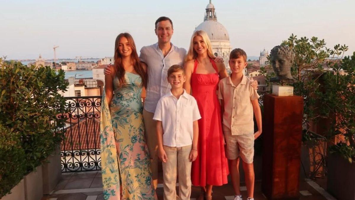 Photo of The blonde beauty and her spouse share three kids.