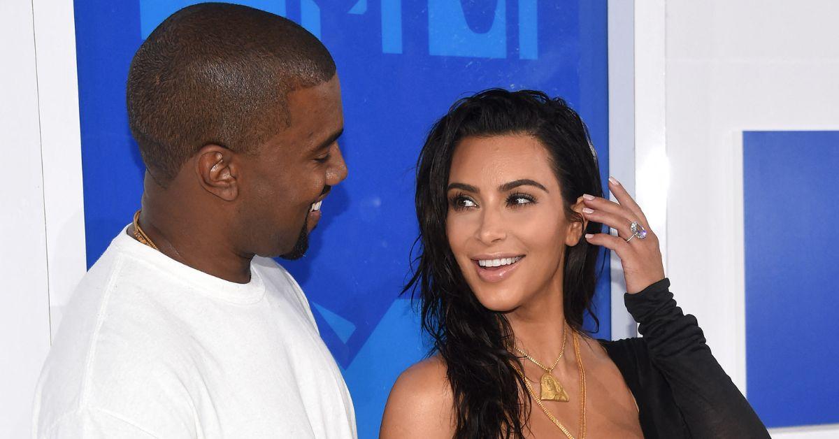 Photo of Kanye West and Kim Kardashian