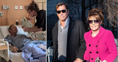split image of Ron Duguay and Sarah Palin and Ron Duguay and Sarah Palin