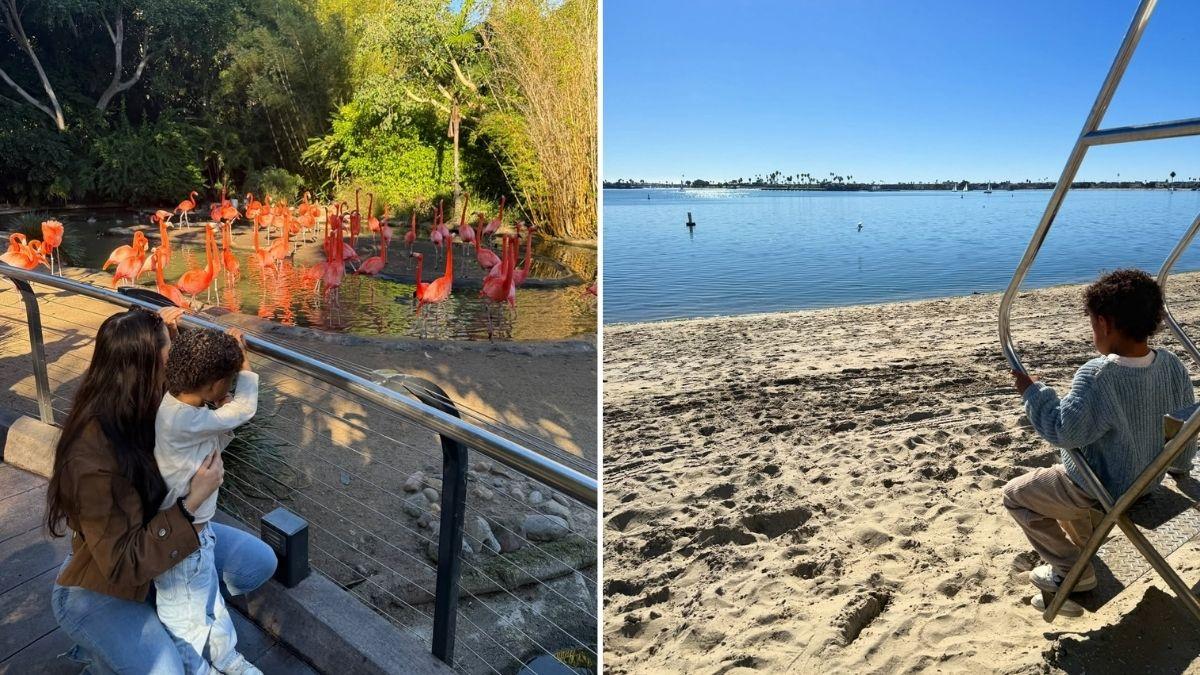 Photo of The pair took a peaceful vacation, hitting various San Diego hot spots.