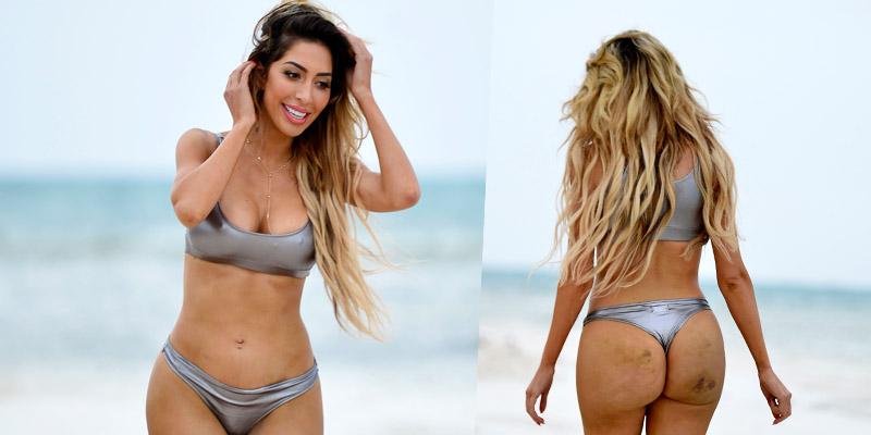 Bikini Babe! Farrah Abraham Reveals Her Incredible Beach Bod In A Tiny  Bathing Suit