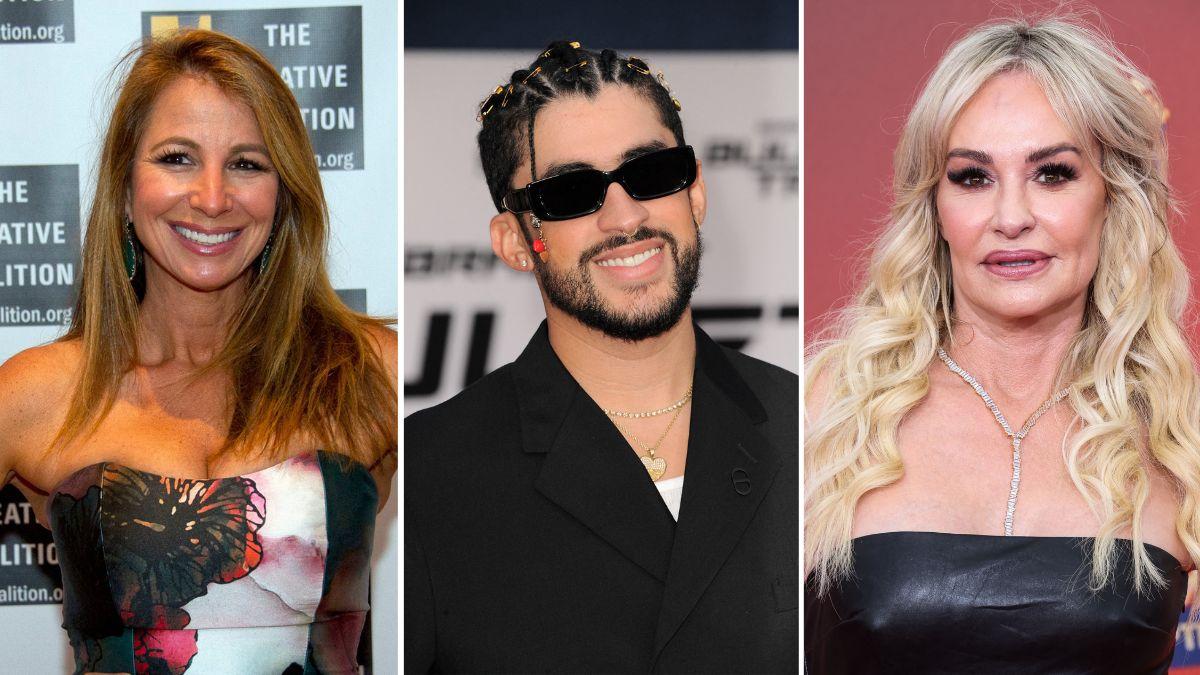 split image of Jill Zarin / Bad Bunny / Taylor Armstrong