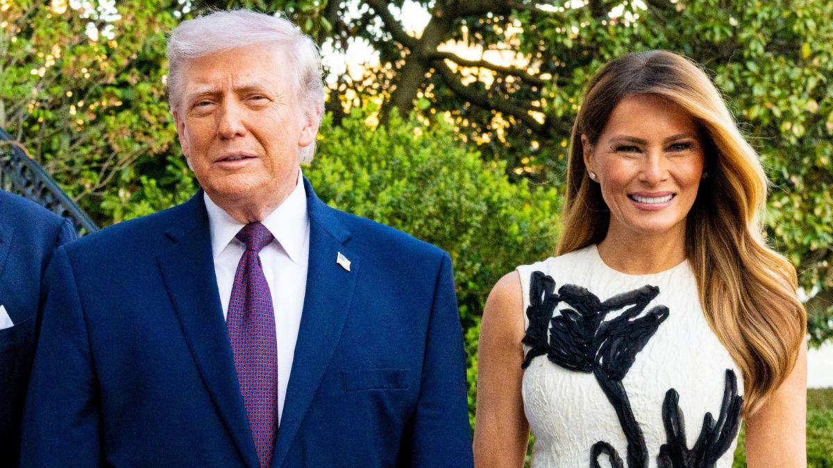 Image of Donald Trump and his wife, Melania, attended the White House Easter Egg Roll earlier this month.