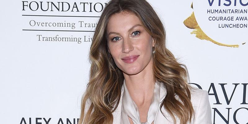 Gisele Bundchen showcases her famous abs of steel as she frolics on the  beach with her sister - OK! Magazine