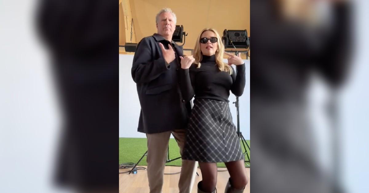 reese witherspoon kids not amused will ferrell viral dance video