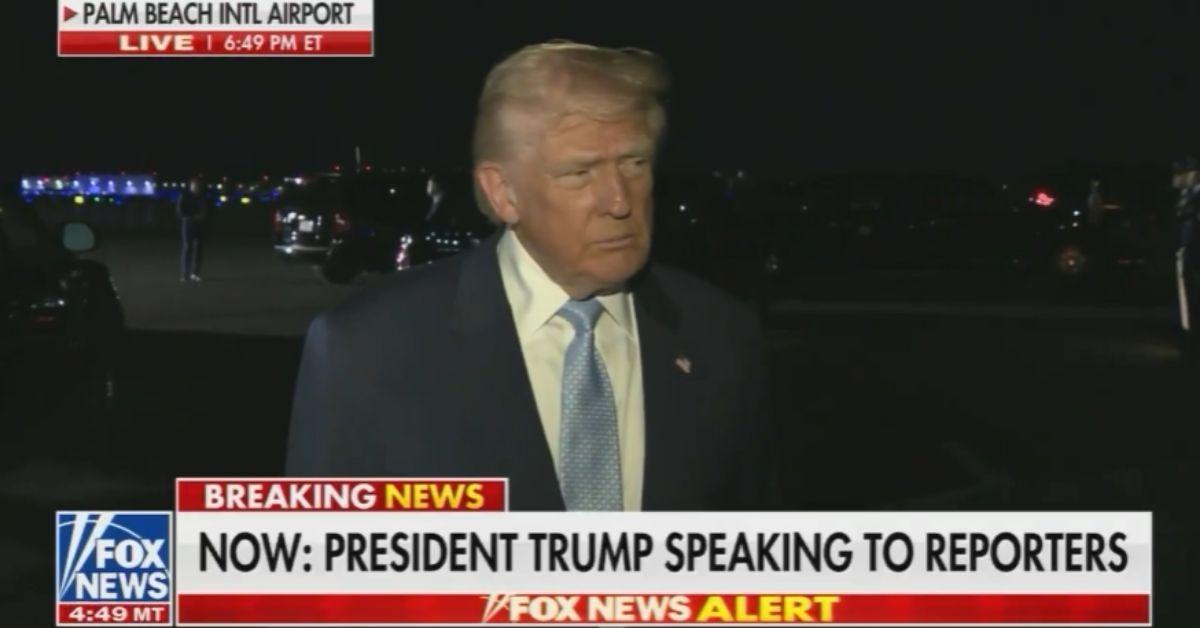 image of The president said the reporter was 'terrible.'