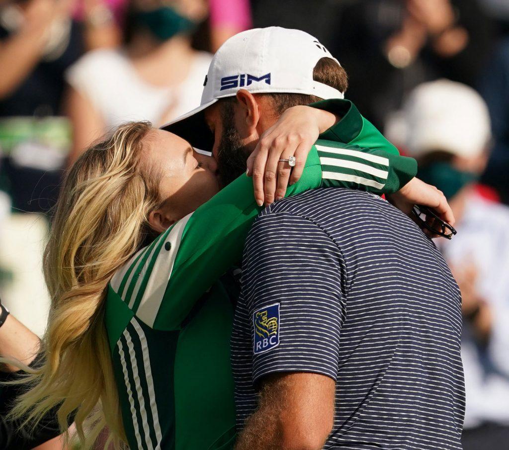 Paulina Gretzky Kisses Dustin Johnson: How Their Romance Survived