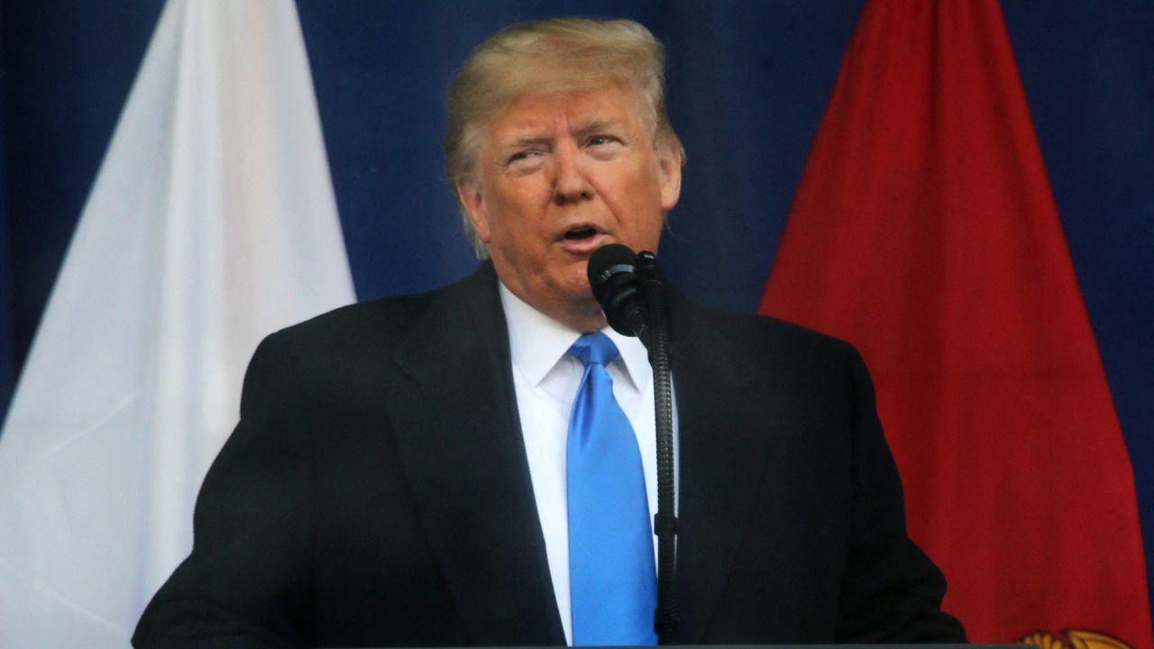 Image of Donald Trump lashed out at Pirro after her office concluded that damage to the Lincoln Memorial Reflecting Pool was due to poor construction and not the work of vandals.