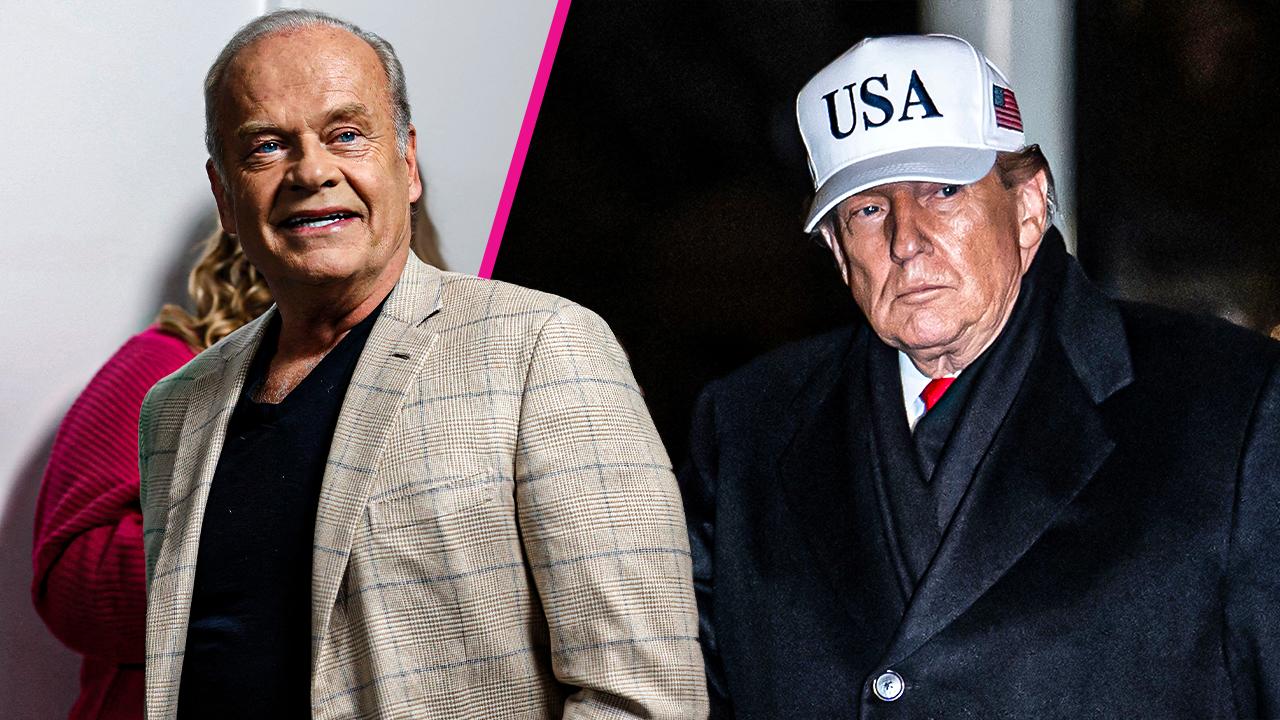 Composite photo of Donald Trump and Kelsey Grammer.